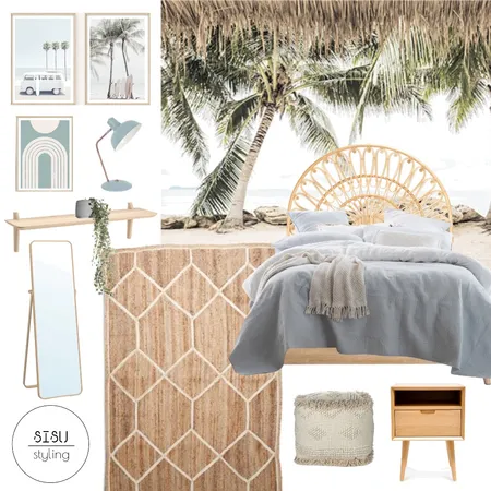 Palmy bedroom Interior Design Mood Board by Sisu Styling on Style Sourcebook
