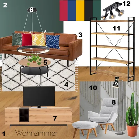 Modul 9/mood board/ Wohnzimmer Interior Design Mood Board by annaasa on Style Sourcebook