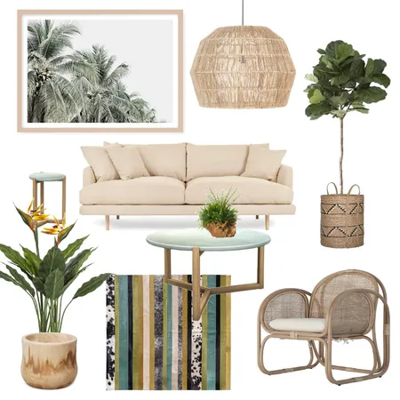 Tropical Interior Design Mood Board by Celineedendesigns on Style Sourcebook
