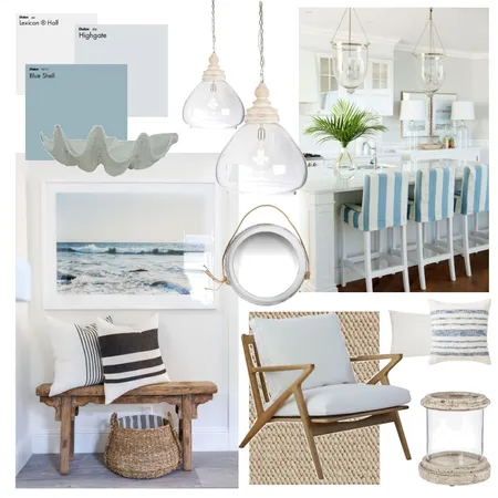 coastal blue Interior Design Mood Board by DaniVile on Style Sourcebook