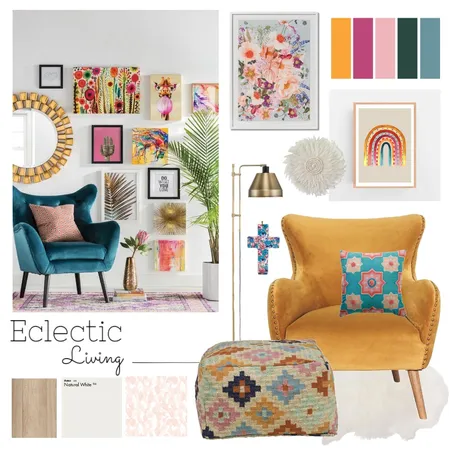Eclectic Style Interior Design Mood Board by DaniVile on Style Sourcebook