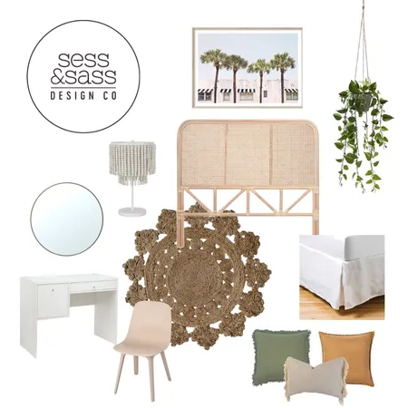 Morrish Project - Daughter's Bedroom Interior Design Mood Board by Habitat_by_Design on Style Sourcebook