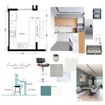 FW Kitchen Interior Design Mood Board by inadhim on Style Sourcebook