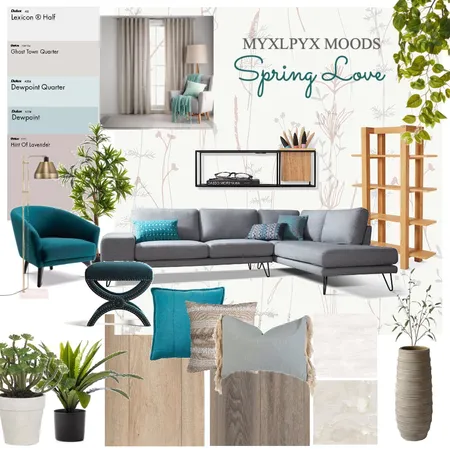 Spring Love Interior Design Mood Board by myxlpyxdesign on Style Sourcebook