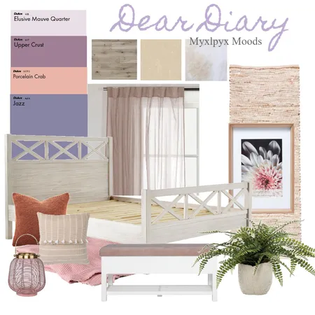 Dear Diary Interior Design Mood Board by Shardoolsen on Style Sourcebook