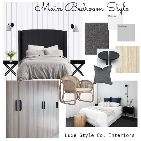 Coastal Contemporary Main Bedroom Interior Design Mood Board by Luxe Style Co. on Style Sourcebook
