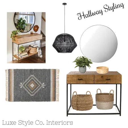 Hallyway Styling Interior Design Mood Board by Luxe Style Co. on Style Sourcebook