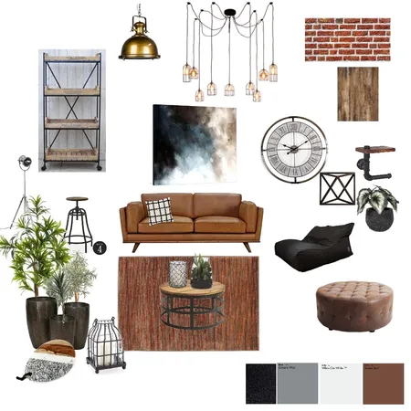 Industrial Interior Design Mood Board by Lwallace on Style Sourcebook