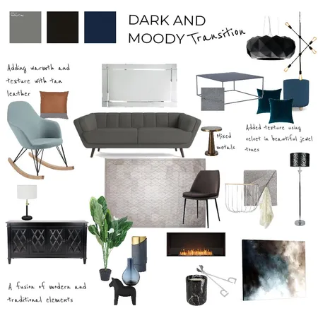 Darkandmoody Interior Design Mood Board by laurenlmacleod on Style Sourcebook