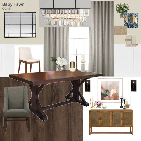 Dining Room- Module 9 Interior Design Mood Board by kimjensen on Style Sourcebook
