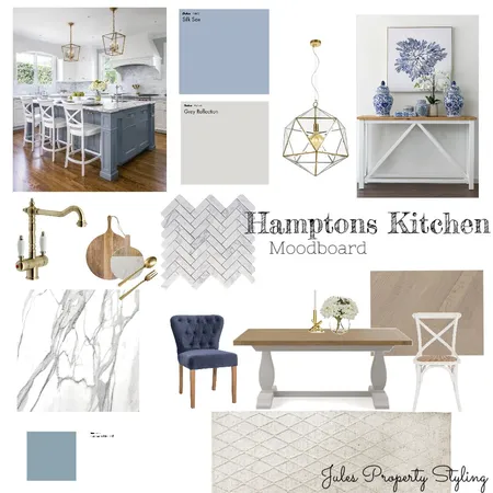 Hamptons Kitchen Interior Design Mood Board by Juliebeki on Style Sourcebook