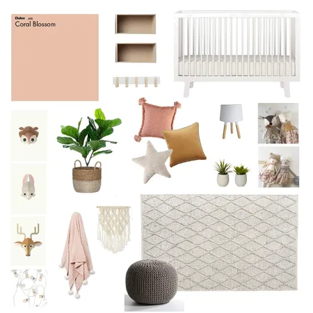 Baby Girl Interior Design Mood Board by monelare on Style Sourcebook