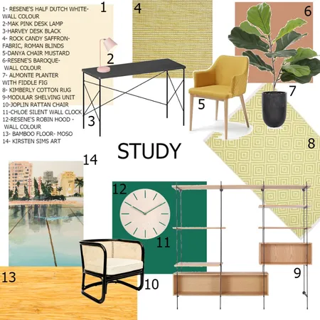 study Interior Design Mood Board by valiant_creative_works on Style Sourcebook