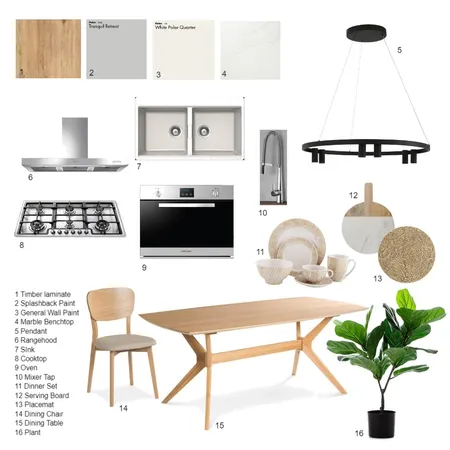 Client Kitchen Interior Design Mood Board by JacklynSoh on Style Sourcebook