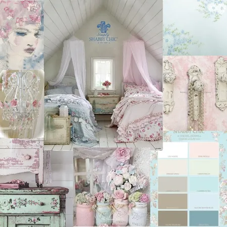 Shabby Chic Interior Design Mood Board by lisaclaire on Style Sourcebook