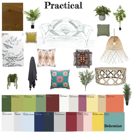bohemian Interior Design Mood Board by sunrisedawrn2020 on Style Sourcebook