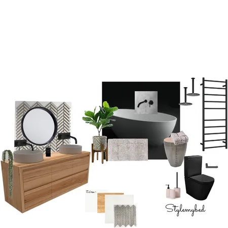 Bathroom Interior Design Mood Board by stylemybed on Style Sourcebook