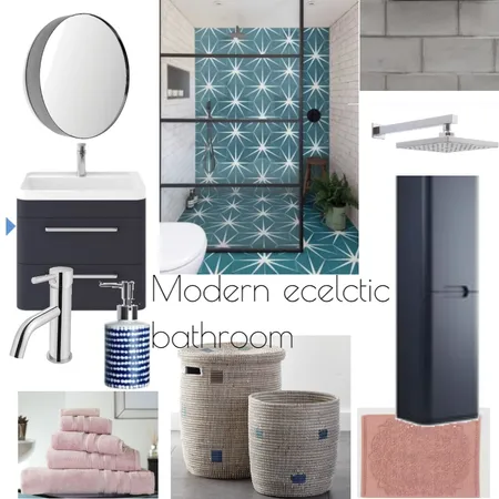 Modern eclectic bathroom Interior Design Mood Board by Aoifek on Style Sourcebook