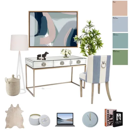 WFH - CHIC Interior Design Mood Board by Handled on Style Sourcebook
