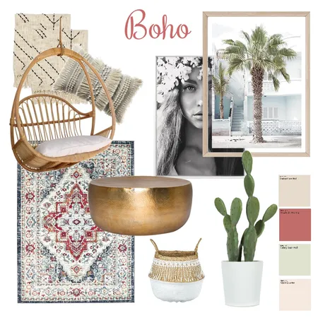 Boho Interior Design Mood Board by claudia.weiss on Style Sourcebook