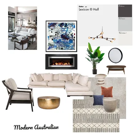 Modern Living Room Interior Design Mood Board by AndreaKroser on Style Sourcebook