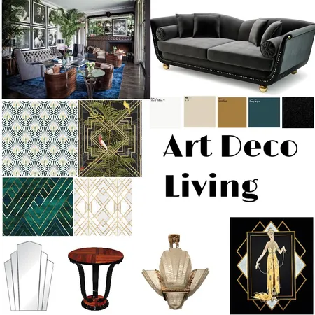 Art deco Interior Design Mood Board by MWard on Style Sourcebook