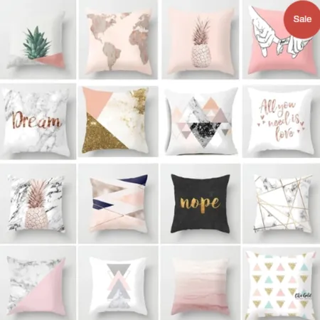 Geometric Cushion Cover Nordic Pattern Interior Design Mood Board by accentpillowcasebaby on Style Sourcebook