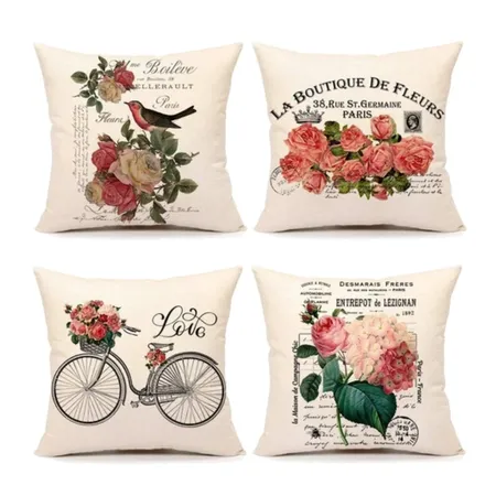 French Style Throw Pillow Cover Interior Design Mood Board by accentpillowcasebaby on Style Sourcebook