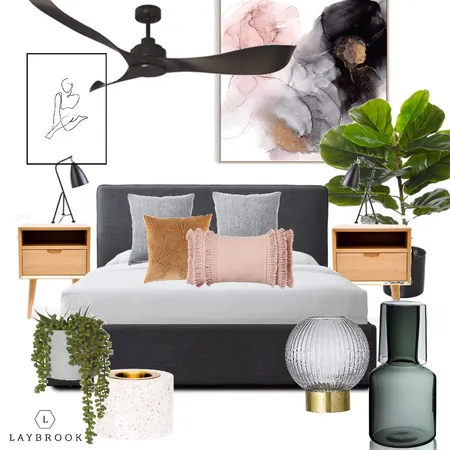 Marina's Bedroom Interior Design Mood Board by claredunlop on Style Sourcebook