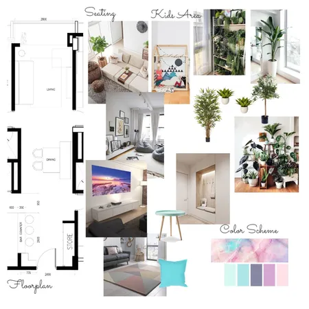 FW Living Room Interior Design Mood Board by inadhim on Style Sourcebook