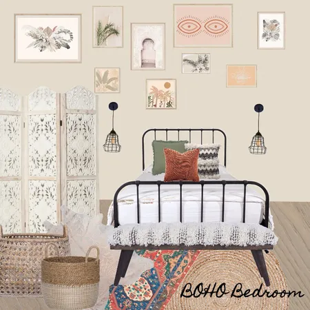 BOHO Bedroom Interior Design Mood Board by AislingKidney on Style Sourcebook