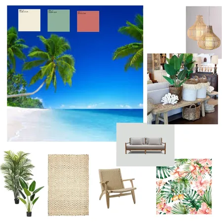 Tropical Style Interior Design Mood Board by JanineMiller on Style Sourcebook