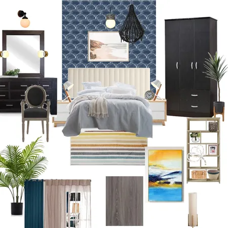 dream flt big bedroom Interior Design Mood Board by payel on Style Sourcebook