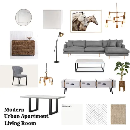 Modern urban living Interior Design Mood Board by Shameema on Style Sourcebook