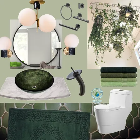 Bathroom Interior Design Mood Board by yasminemontasser on Style Sourcebook
