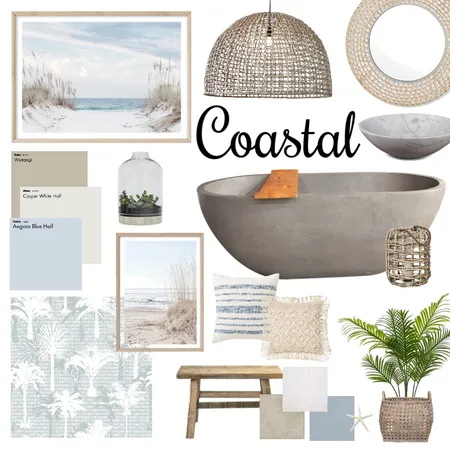 Coastal Interior Design Mood Board by AmmataDesigns on Style Sourcebook