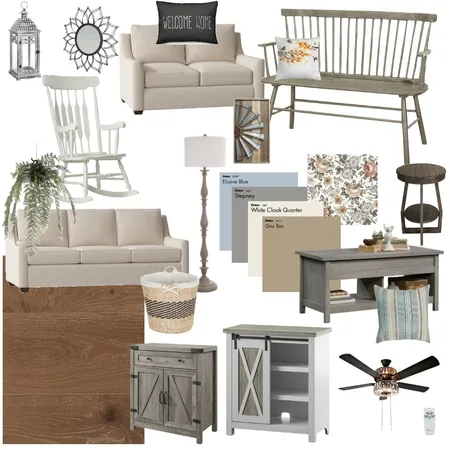 Country Living Space Interior Design Mood Board by seniarene on Style Sourcebook
