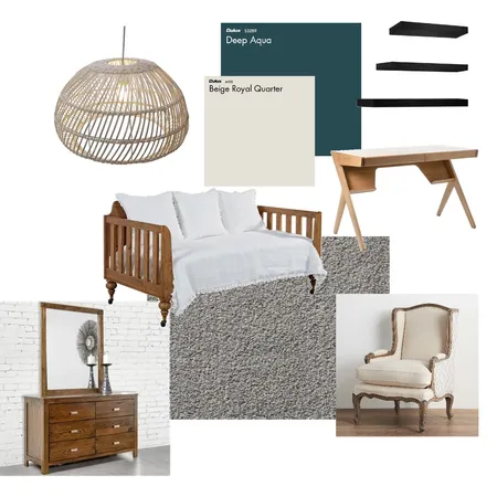 guest room/ study option 1 Interior Design Mood Board by Scott on Style Sourcebook