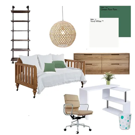 bedroom/ study option 2 Interior Design Mood Board by Scott on Style Sourcebook