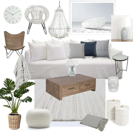 Coastal Calm living room Interior Design Mood Board by KatieFed on Style Sourcebook