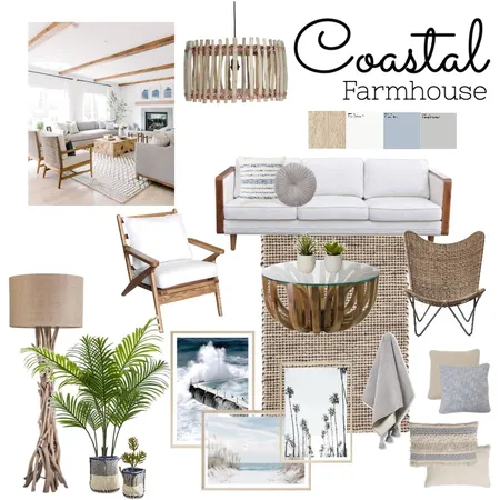 Coastal Farmhouse Interior Design Mood Board by nicooleblanco on Style Sourcebook
