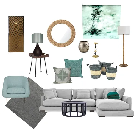 Pretty Living Room Interior Design Mood Board by Karriking on Style Sourcebook