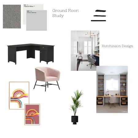 Study Interior Design Mood Board by Hutchinsondesign on Style Sourcebook
