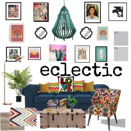 eclectic Interior Design Mood Board by Imogen-D on Style Sourcebook