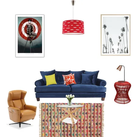Sala Retro Interior Design Mood Board by rahuane on Style Sourcebook