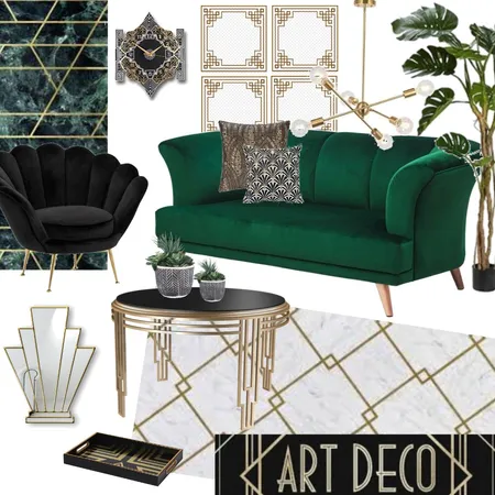 Art Deco Interior Design Mood Board by kjawnointeriors on Style Sourcebook