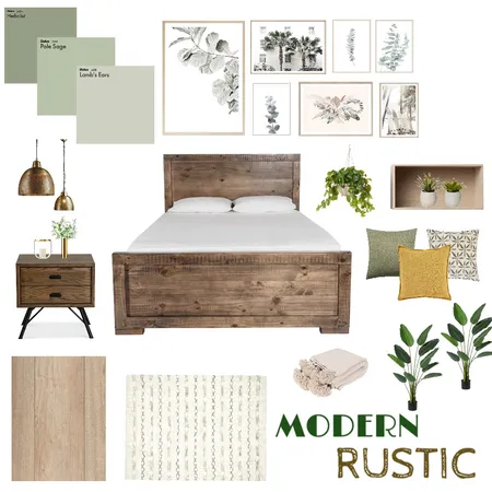 Modern Rustic Bedroom Interior Design Mood Board by Lesleyandrade on Style Sourcebook