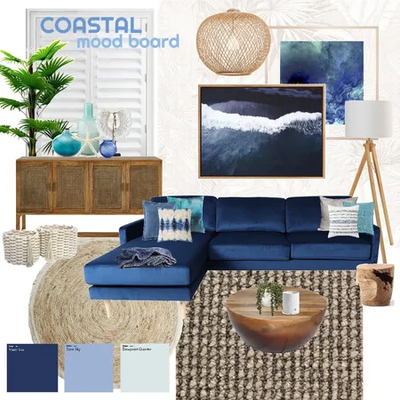 Coastal Mood board Interior Design Mood Board by Sabrina Fraser on Style Sourcebook