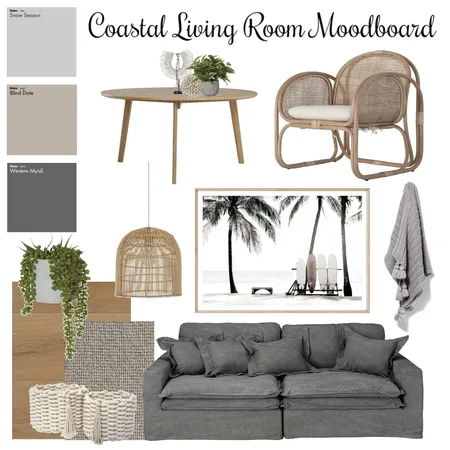 Coastal Boho Inspired Interior Design Mood Board by harmony on Style Sourcebook