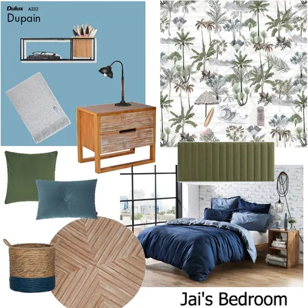 Jai's Bedroom Interior Design Mood Board by KJInteriors on Style Sourcebook